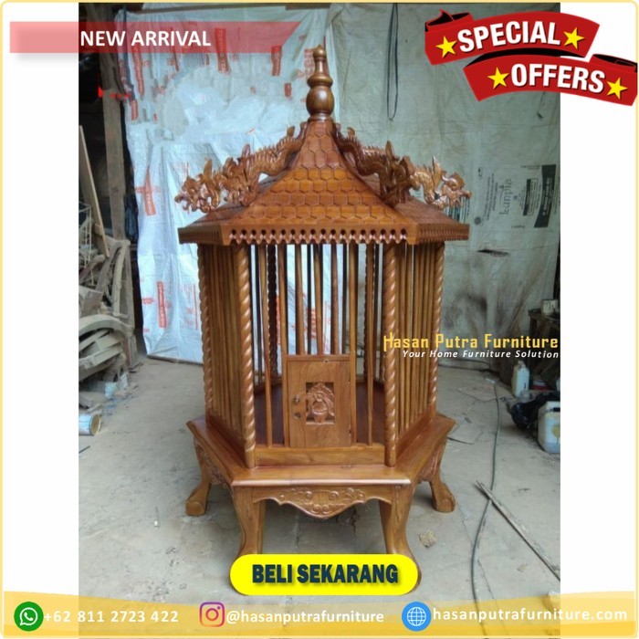 Sangkar ayam kayu jati sangkar ukiran Furniture Jepara 2 de52c921 5d0b 4f71 beef f3fd2ed1df1c