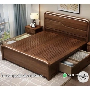 Dipan minimalis katu jati tua tempat tidur terbaru dengan laci - DP Indonesia Furniture