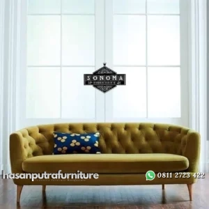 sofa cheaster lengkung 3 seater ( sofa tamu, sofa minimalis, nakas) Indonesia Furniture