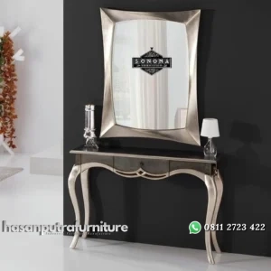 meja konsol dan cermin hias suriken ( nakas retro, buffet TV, sofa) Indonesia Furniture