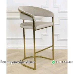 Kursi bar stainless gold modern bar stool mewah terbaru Indonesia Furniture