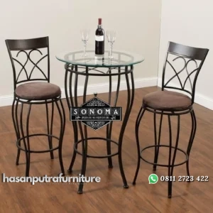 meja kopi besi liux belanda ( kursi teras, kursi besi, kursi stainles) Indonesia Furniture