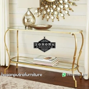 meja konsul besi belanda gold ( meja kopi, side table, sofa tamu) Indonesia Furniture