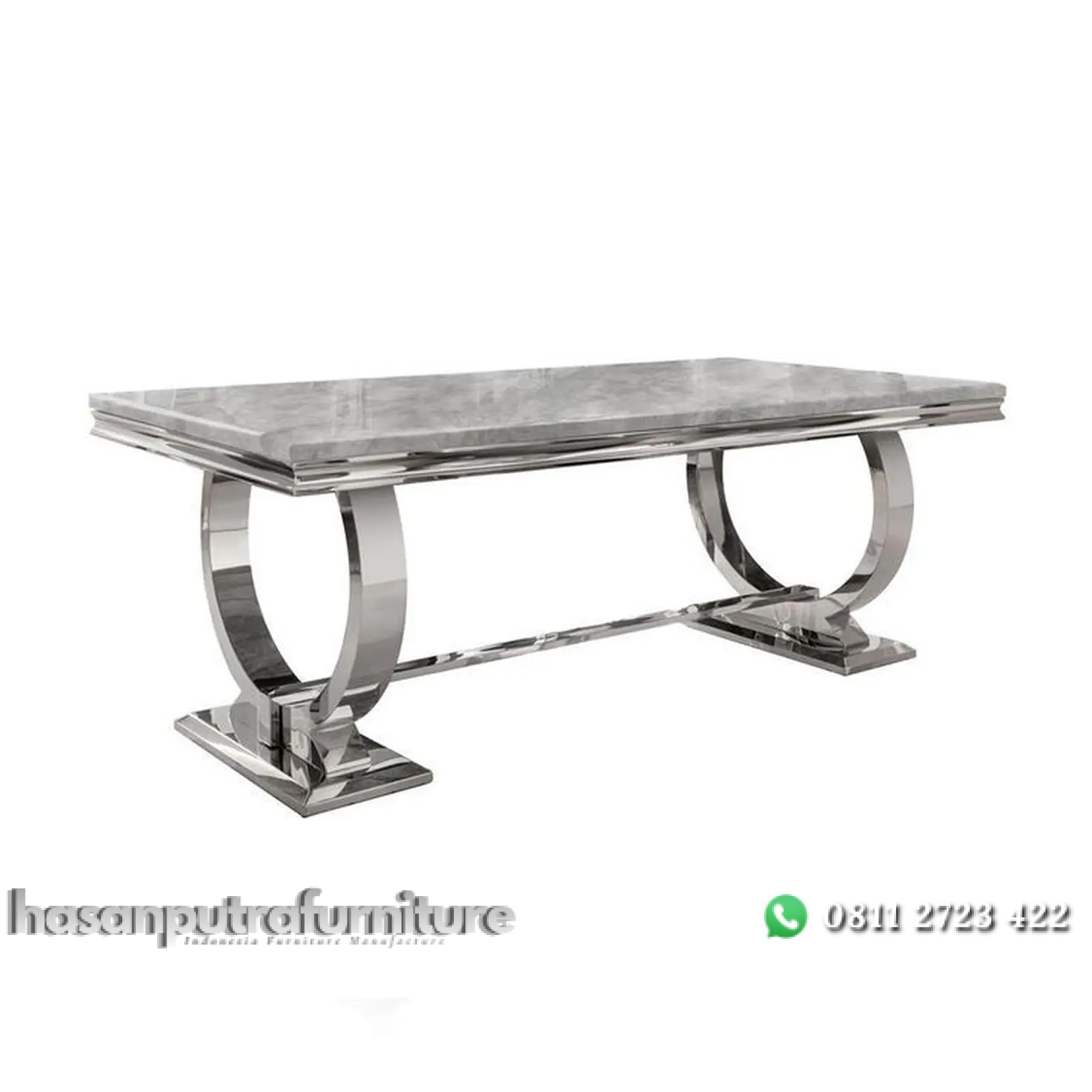 meja makan stainless glosy top marmer carara italy k 8 (pelunasan) Indonesia Furniture 1 meja makan stainless glosy top marmer carara italy k 8 (pelunasan) Indonesia Furniture