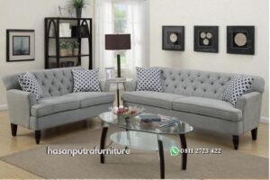 1 Set Kursi Tamu Sofa Modern Hasan Putra Furniture Jepara - Indonesia Furniture