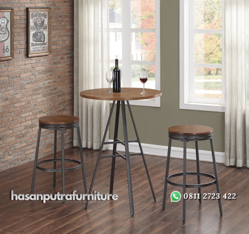 1 Set Meja Makan Cafe Industrial Furniture Hasan Putra Furniture Jepara - Indonesia Furniture 1 1 Set Meja Makan Cafe Industrial Furniture Hasan Putra Furniture Jepara - Indonesia Furniture
