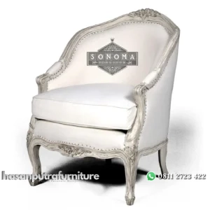 sofa single klasik silver (sofa tamu, kursi minimalis, almari jati) Indonesia Furniture