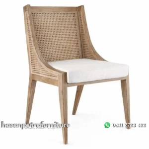 Kursi cafe kayu jati finishing rustic kursi cafe rotan alami Indonesia Furniture