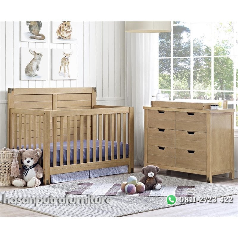 Tempat Tidur Bayi Natural Mindi Hasan Putra Furniture Jepara - Indonesia Furniture 2 Tempat Tidur Bayi Natural Mindi Hasan Putra Furniture Jepara - Indonesia Furniture - Gambar 2