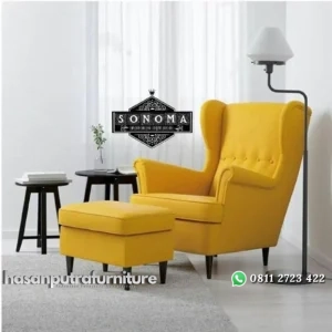 sofa single + puff shabby ( sofa retro, sofa cheaster, sofa tamu) Indonesia Furniture
