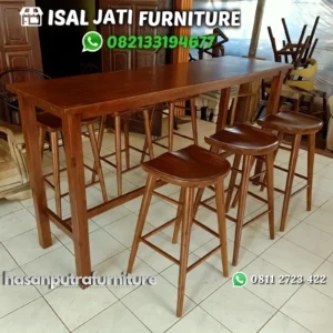 6 Kursi Bar dan 1 meja Bar Indonesia Furniture
