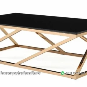 meja tamu stainless gold glosy ( pesanan pribadi ) Indonesia Furniture
