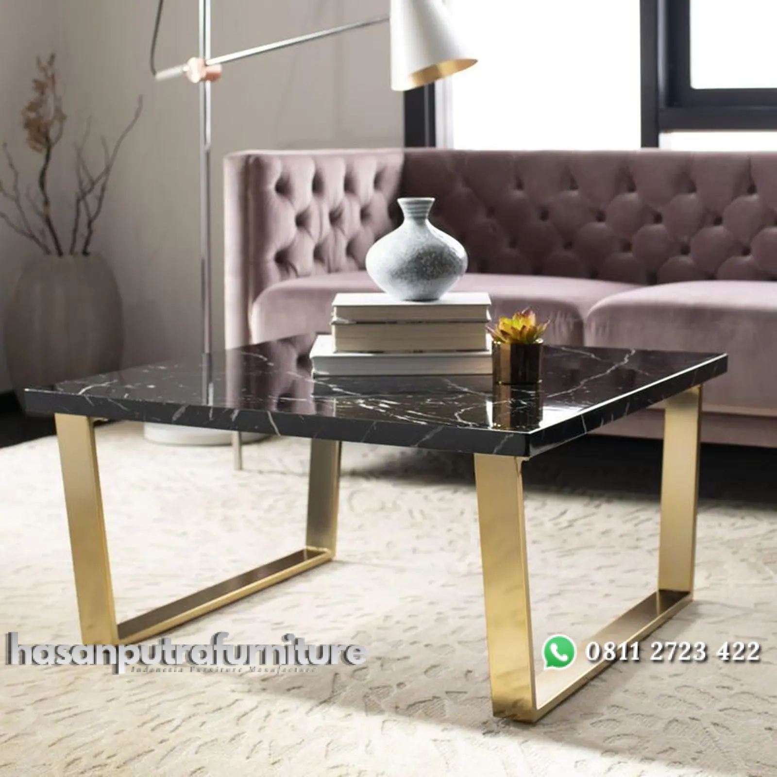 meja tamu / coffee table minimalis modern stainless gold mirror top marmer asli Indonesia Furniture 1 meja tamu / coffee table minimalis modern stainless gold mirror top marmer asli Indonesia Furniture
