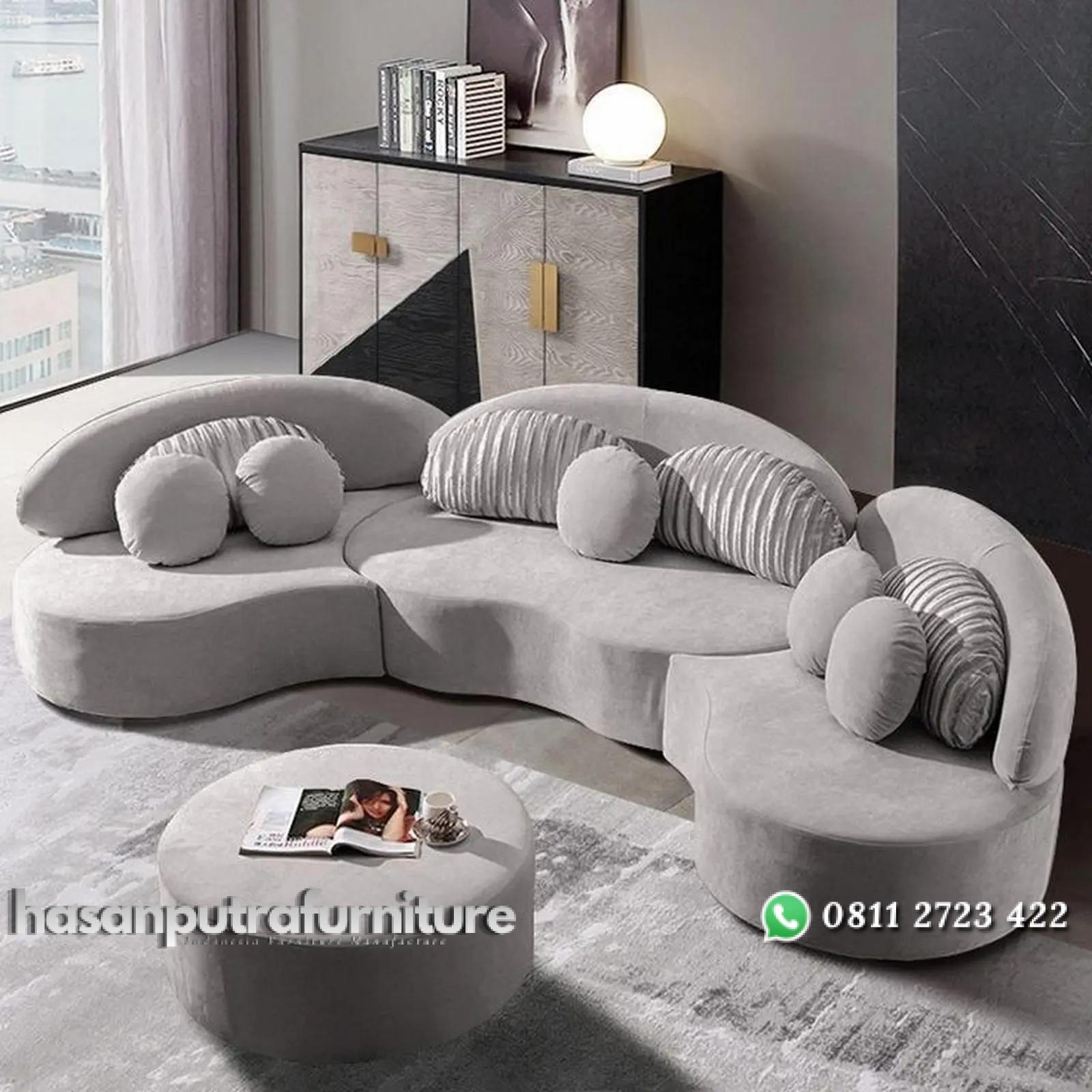 Set sofa tamu terbaru sofa unik dengan meja Indonesia Furniture 1 Set sofa tamu terbaru sofa unik dengan meja Indonesia Furniture