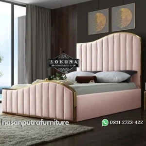 dipan luxury stainless gold glosy ( dipan anak, dipan jati, nakas) Indonesia Furniture