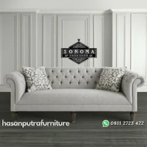 sofa tamu chester 3 seater ( kursi jati, kursi makan, kursi teras) Indonesia Furniture