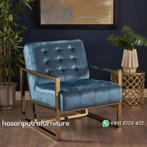 kursi santai / Lounge chairs stainless luxury Indonesia Furniture