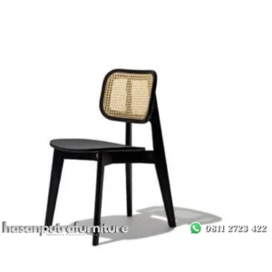 Kursi cafe sandaran rotan alami kursi cafe murah Indonesia Furniture