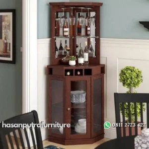 Almari pojok kayu jati terbaru almari pojok mewah Indonesia Furniture