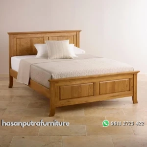 Dipan minimalis kayu jati tempat tidur modern Indonesia Furniture
