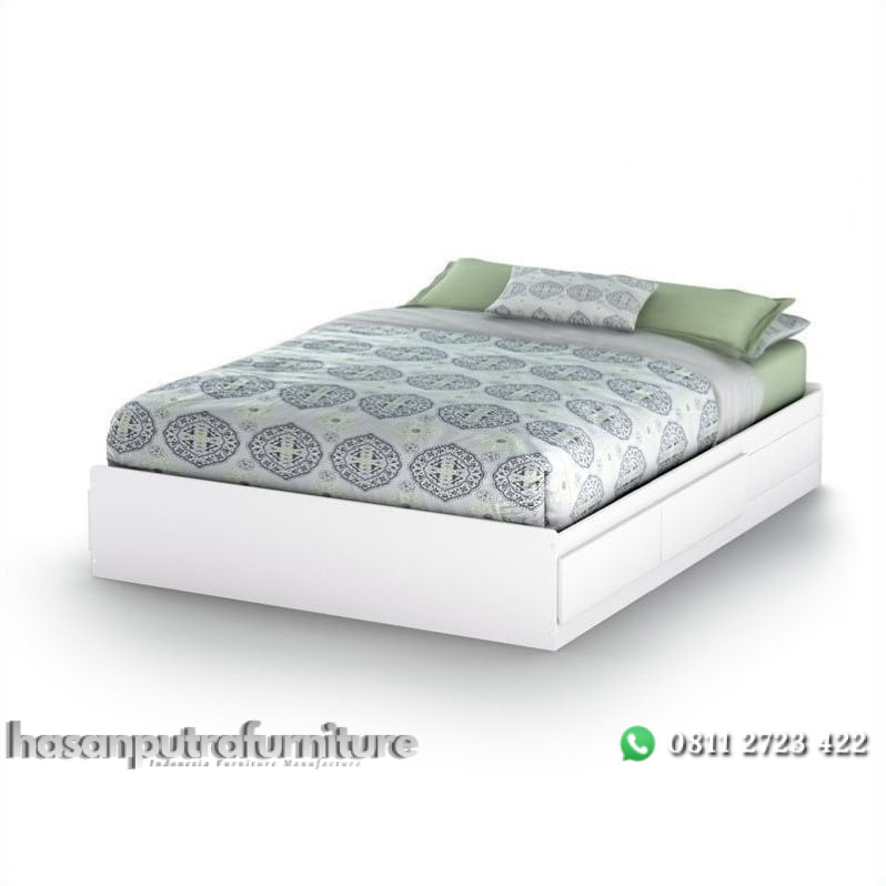 Tempat Tidur Minimalis Putih Joz Hasan Putra Furniture Jepara - Indonesia Furniture 3 Tempat Tidur Minimalis Putih Joz Hasan Putra Furniture Jepara - Indonesia Furniture - Gambar 3