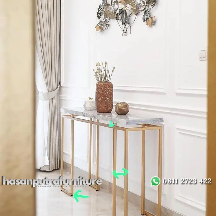 meja makan stanless marmer carara + meja foyer (pesanan pribadi) Indonesia Furniture 2 meja makan stanless marmer carara + meja foyer (pesanan pribadi) Indonesia Furniture - Gambar 2