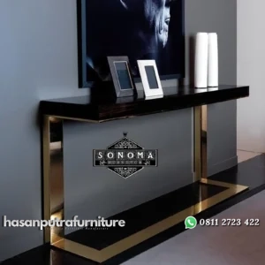 meja konsul stainless gold mewah ( meja rias, meja kopi, kursi tamu) Indonesia Furniture