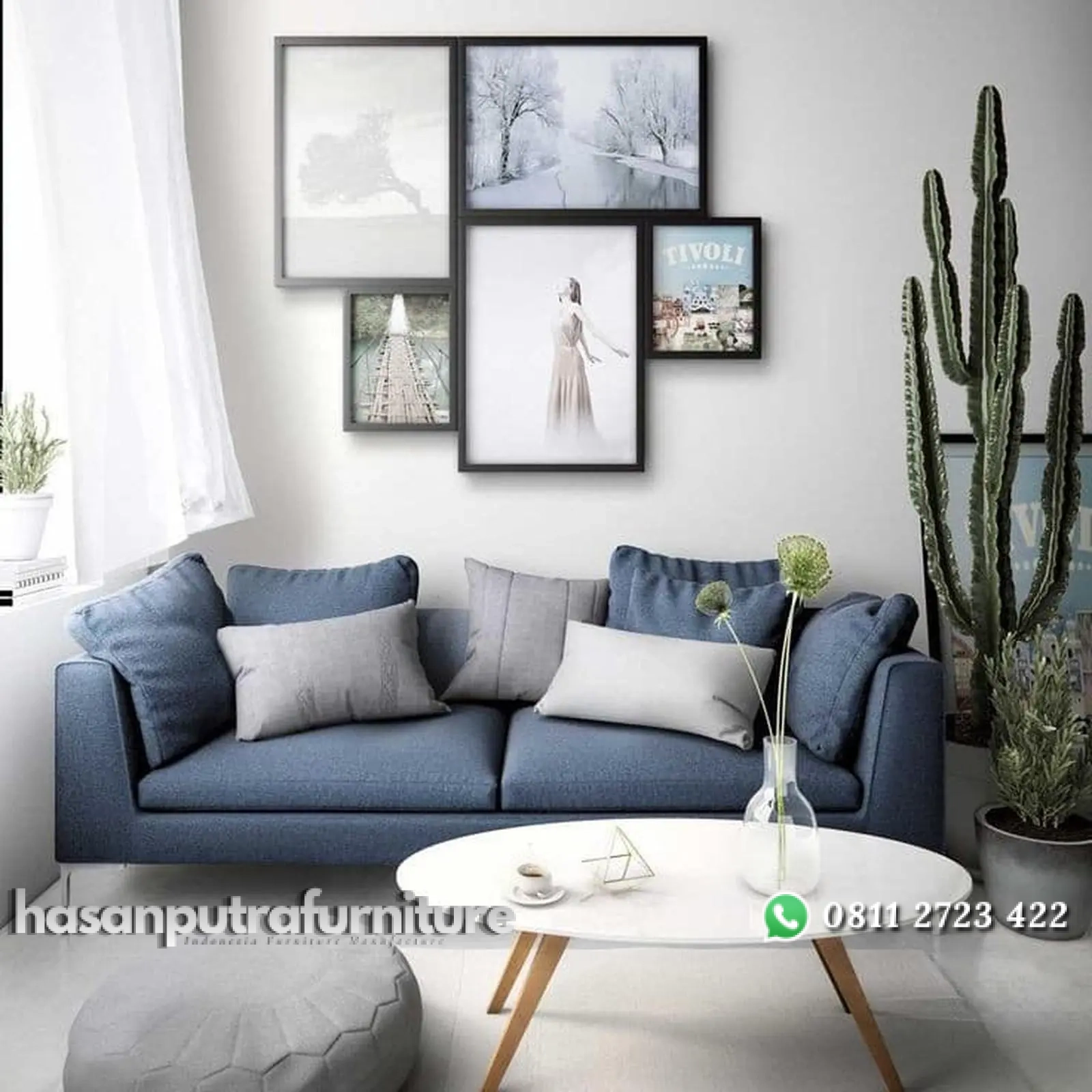 Sofa retro kaki besi full bantalan sofa tamu terbaru Indonesia Furniture 1 Sofa retro kaki besi full bantalan sofa tamu terbaru Indonesia Furniture