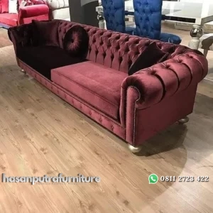 sofa tamu chesterfield 3 seater ( kursi minimalis, kursi teras) Indonesia Furniture