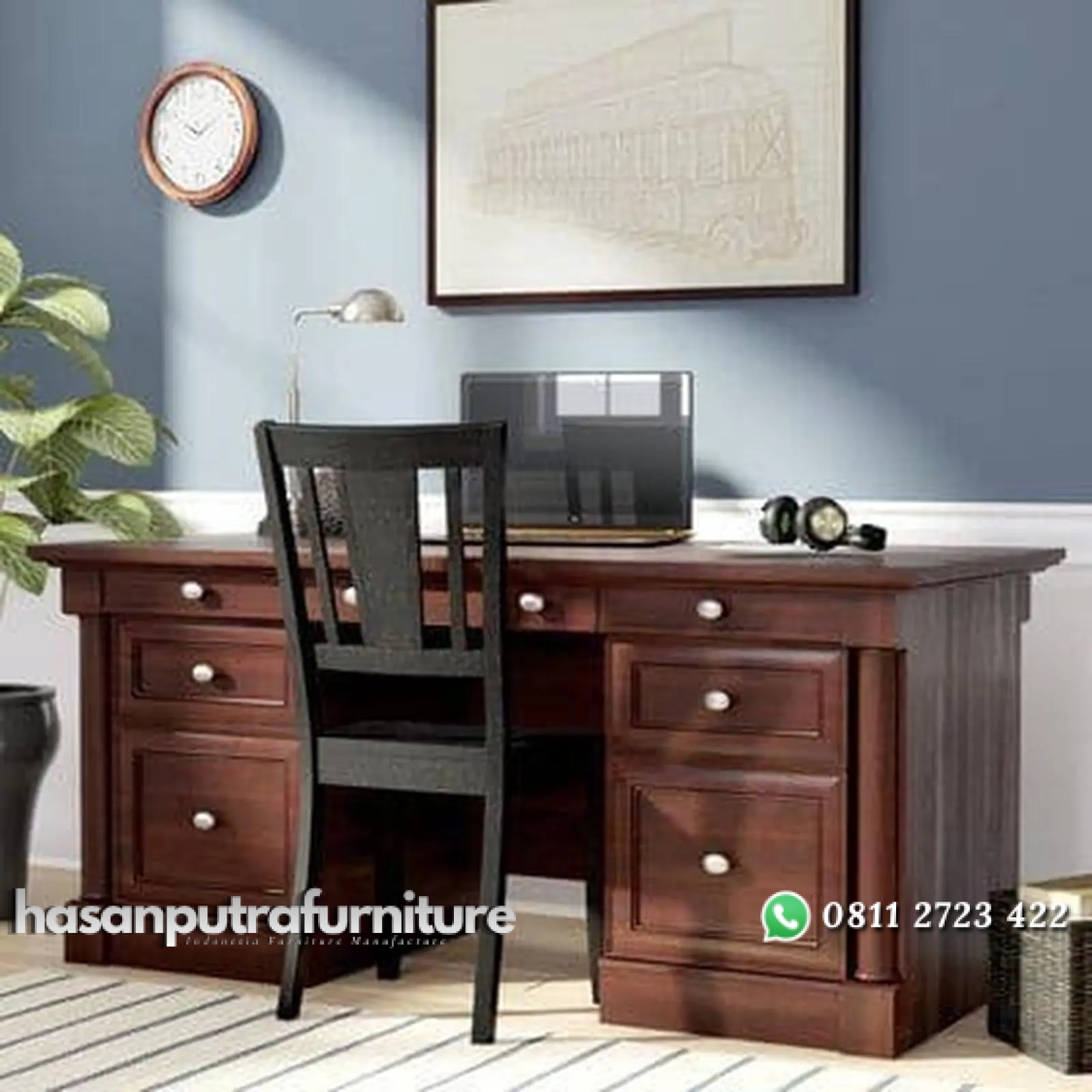 Meja direktur kayu jati meja kerja terbaru kursi kantor Indonesia Furniture 1 Meja direktur kayu jati meja kerja terbaru kursi kantor Indonesia Furniture