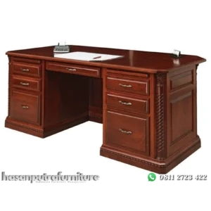 Meja kantor kayu jati meja direksi terbaru Indonesia Furniture