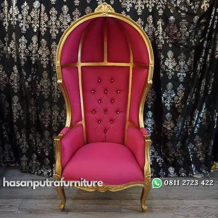 Kursi kerodong kursi ratu kayu jati kursi balon murah Indonesia Furniture 2 Kursi kerodong kursi ratu kayu jati kursi balon murah Indonesia Furniture - Gambar 2