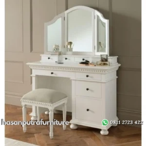 Meja rias artis terbaru tolet finishing duco Indonesia Furniture