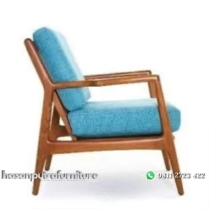 Kursi santai kayu jati busa tebal meja kayu jati terbaik Indonesia Furniture
