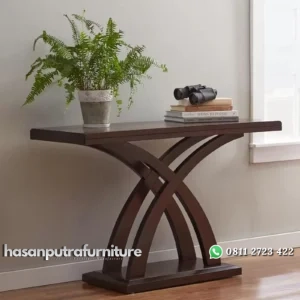 Meja konsul terbaru kayu jati meja konsul minimalis Indonesia Furniture