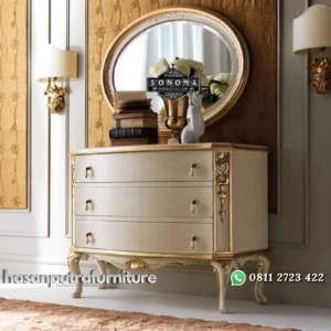 buffet + cermin ukir duco mewah ( lemari jati, dipan minimalis) Indonesia Furniture