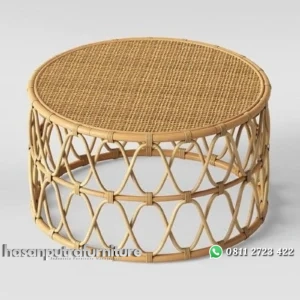 Meja tamu rotan alami meja rotan terbaru coffe table Indonesia Furniture