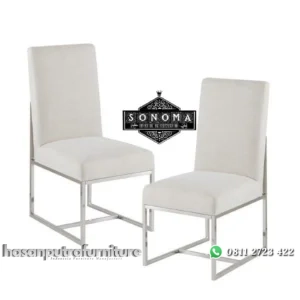 kursi makan stainless golsy ( meja mermer, meja stainless, sofa tamu) Indonesia Furniture