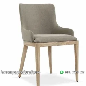 Kursi cafe kayu jati dudukan dan sandaran full busa Indonesia Furniture