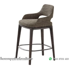 Kursi bar kayu jati custom pijakan besi kursi bar terbaru Indonesia Furniture
