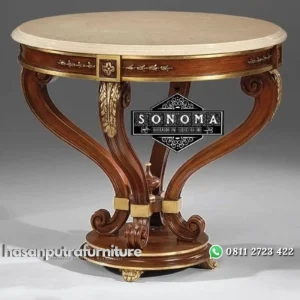 meja teras jati ukir top marmer ( kursi teras, meja jati, kursi ukir) Indonesia Furniture