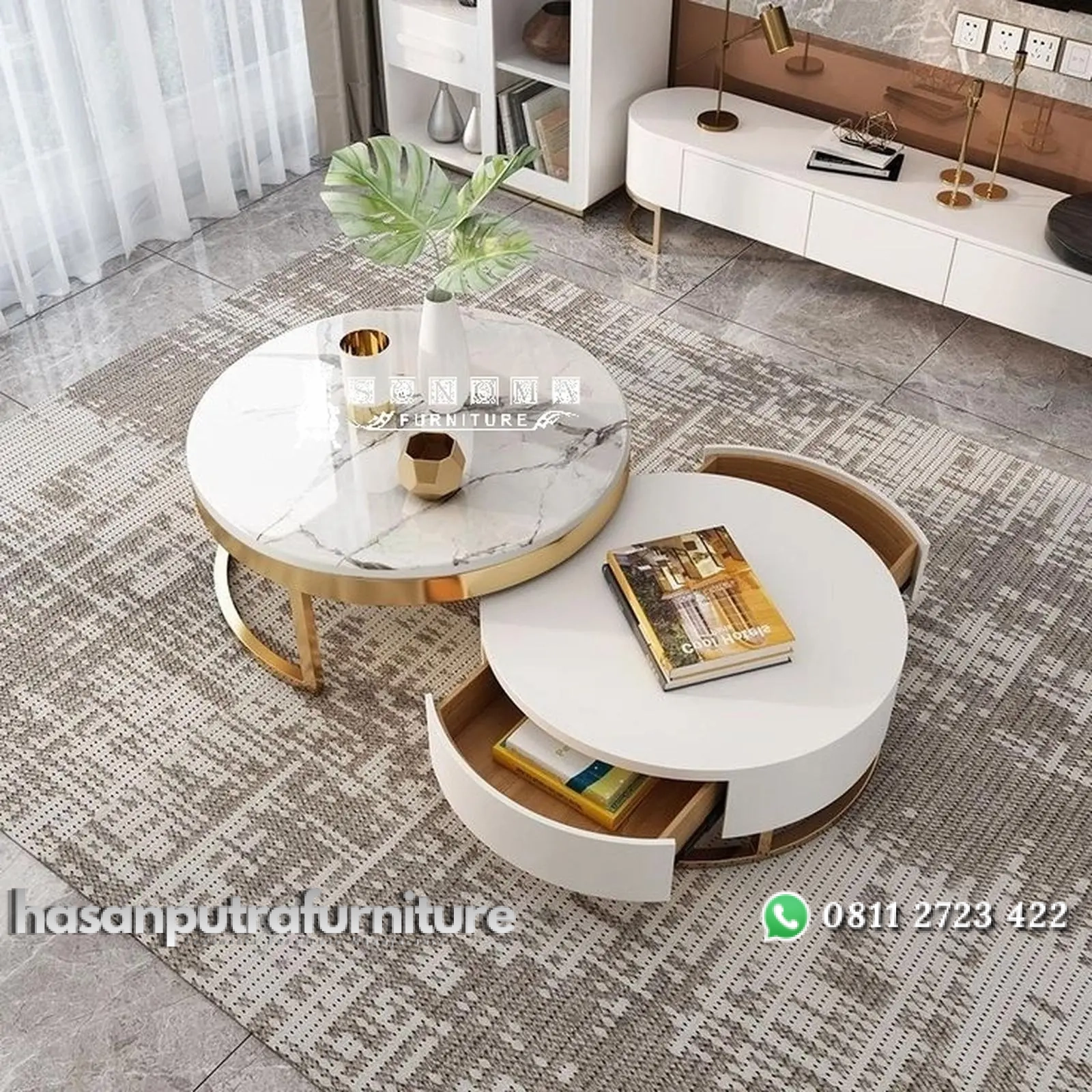 coffee table new model stainless gold ( sofa tamu, buffet TV, dipan) Indonesia Furniture 1 coffee table new model stainless gold ( sofa tamu, buffet TV, dipan) Indonesia Furniture