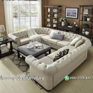 Sofa cester terbaru kursi sofa tamu mewah Indonesia Furniture