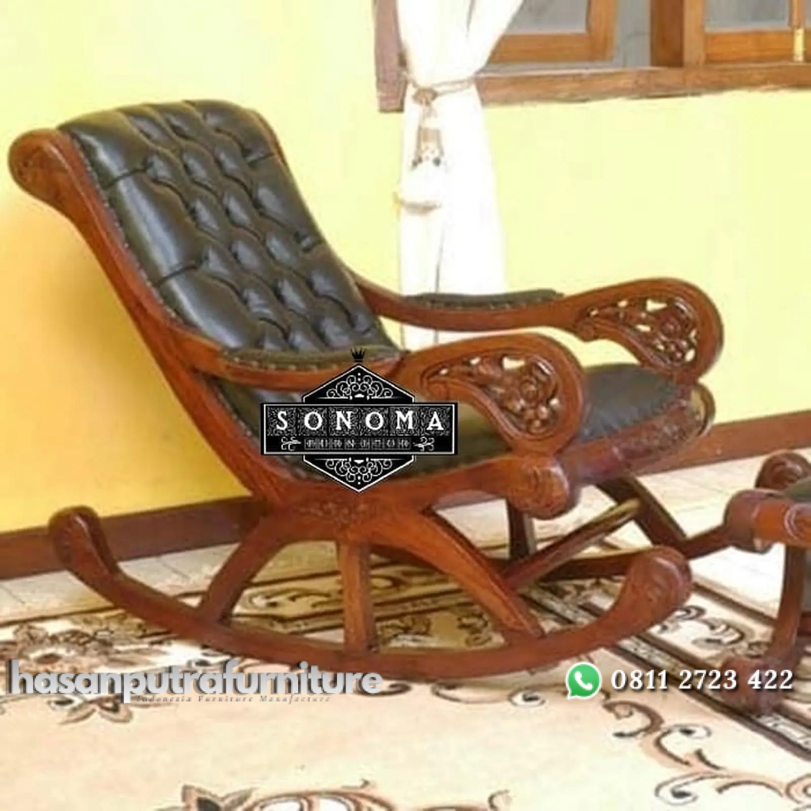 kursi sofa goyang jati classic ( dipan ukir, sofa tamu, meja makan) Indonesia Furniture 1 kursi sofa goyang jati classic ( dipan ukir, sofa tamu, meja makan) Indonesia Furniture