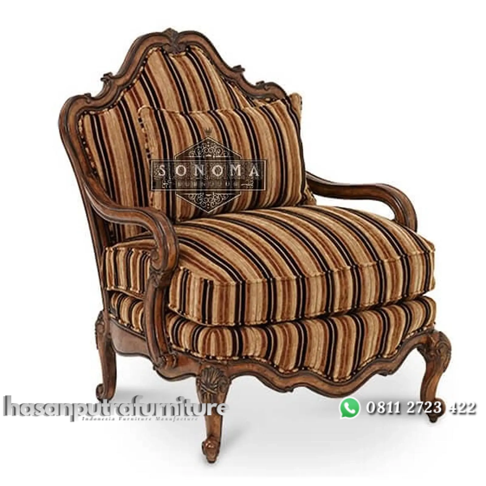 sofa single clasic (kursi minimalis, meja makan, almari jati, buffet) Indonesia Furniture 1 sofa single clasic (kursi minimalis, meja makan, almari jati, buffet) Indonesia Furniture