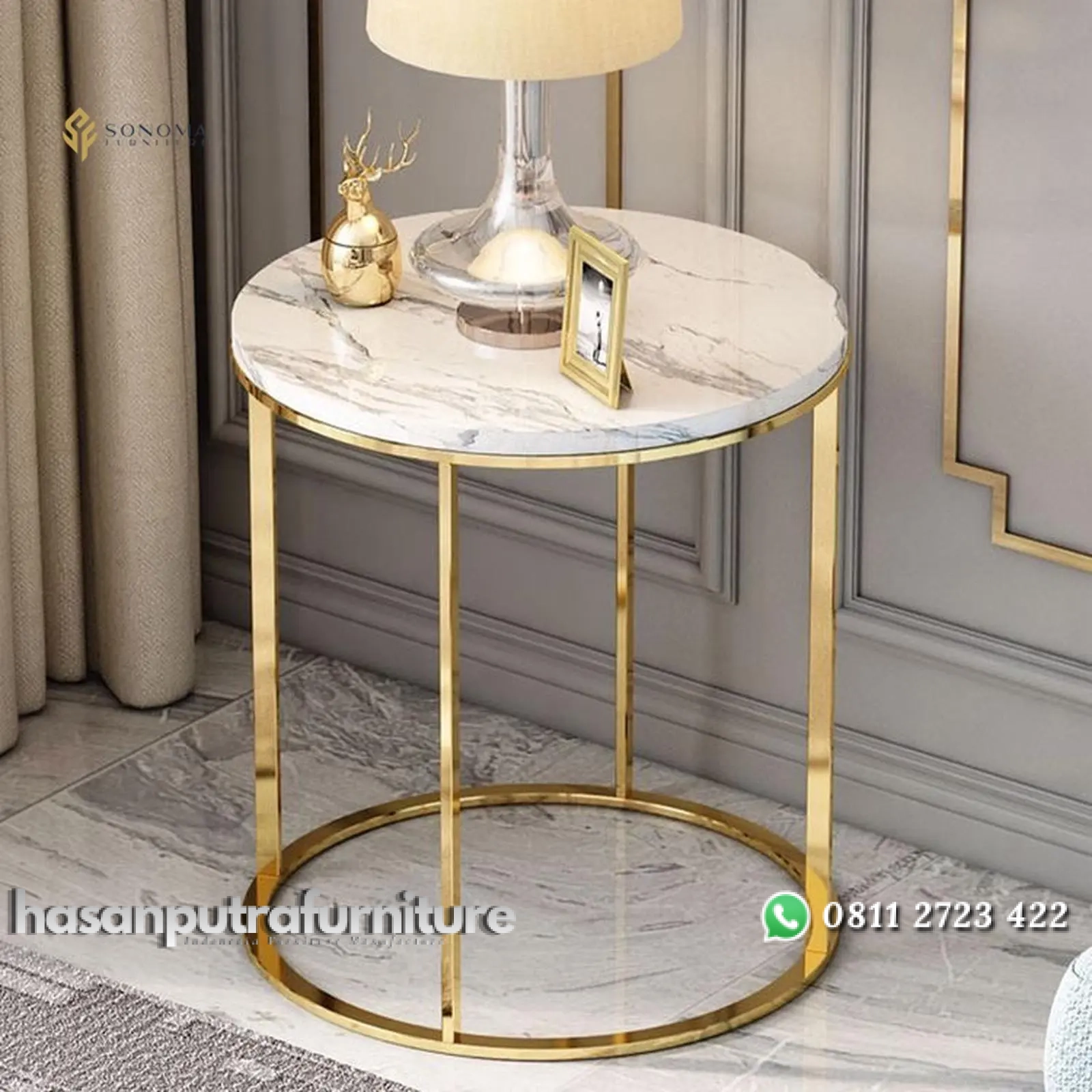 shide table / meja pojok stainless luxury top marble premium Indonesia Furniture 1 shide table / meja pojok stainless luxury top marble premium Indonesia Furniture