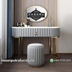 meja rias stainless gold glosy elegan ( kursi stainless, sofa tamu) Indonesia Furniture