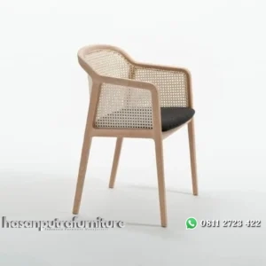 kursi cafe terbaru kayu sungkai kursi cafe sandaran rotan dudukan busa Indonesia Furniture
