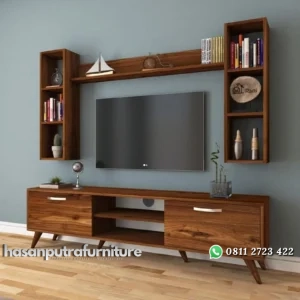 Meja tv kayu jati buffet tv retro partisi terbaru Indonesia Furniture