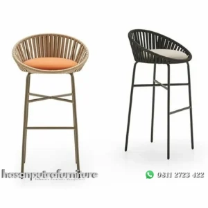 Kursi bar outdoor rotan sintetis modern kursi bar terbaru Indonesia Furniture